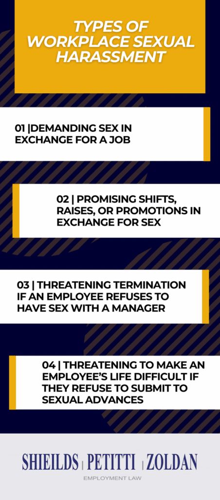 Types of Workplace Sexual Harassment